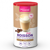 Milical Hyperprotéiné Boisson Saveur Cappuccino Format Eco 18 boissons