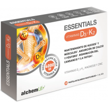 Alchemlife Essentials Vit D3+K2 30 Compresse Morbide Masticabili