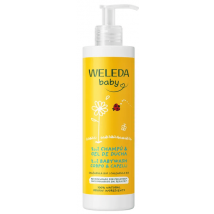 Shampoing bébé et gel douche au calendula Weleda 400 ml