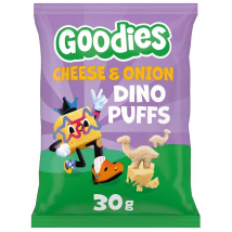 Goodies Snack Sabor Cheese&Onion Dinosaurio 30 gr