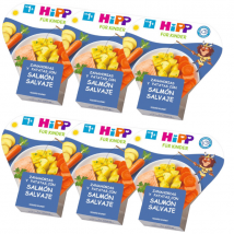 HiPP Carote e Patate con Salmone Selvatico +1 Anno 6x250 gr