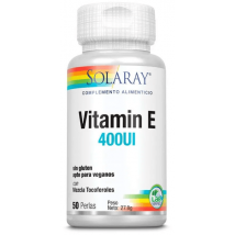 Vitamine E 400 UI Solaray 50 Perles
