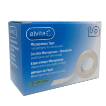 Alvita Esparadrapo microporoso 2.50 cm X 5 m