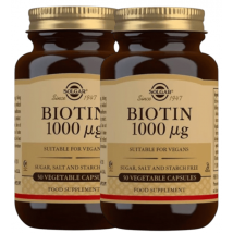 Solgar Biotine 1000 mg 2x50 gélules végétales