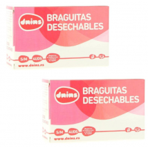 Dnins Braguitas Deshechables Post-Parto Papel Talla S/M 2x4 uds