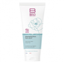 BcomBIO Shampoing Doux Végétal Tous Cheveux 200ml Bio - Brillance, Douceur -