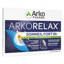 Arkopharma Arkorelax Sommeil Fort 8H Valériane 15 comprimés