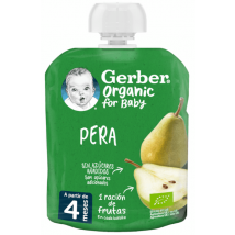 Gerber Sachet Poire Bio +4m 90 gr