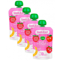 Smileat Pouch Yogur y Frambuesa ECO +9m 4x100 gr
