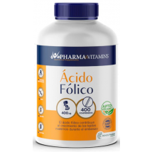 Pharma&Vitamins Ácido Fólico 400 Mcg 400 Comprimidos Veganos