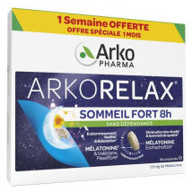 Arkopharma Arkorelax Sommeil Fort 8H, Valériane 20 comprimés + 10 Offerts