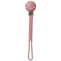 Porte-sucette en silicone tressé Saro Blossom