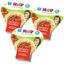 Esparguete à Bolonhesa HiPP com Especiarias Mediterrânicas BIO +1 Ano 3x250 gr