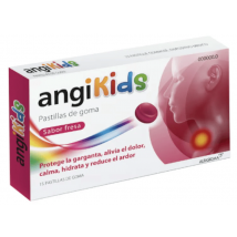 Angikids Garganta Fresa 15 Pastillas de Goma