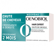 Oenobiol Cheveux Hair Expert Chute de Cheveux Lot de 2 x 60 capsules