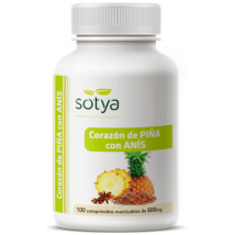 Sotya Coração de Abacaxi e Anis 600 mg 100 Comprimidos