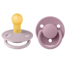 Bibs Chupetes De Lux Dusky Lilac/Heather Talla Única (0-3 años) 2 uds