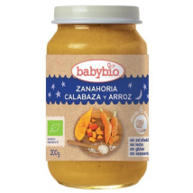 Babybio Boa Noite Cenoura, Abóbora e Arroz Jar 200 gr
