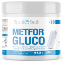 Natural Health Metforgluco 90 Cápsulas