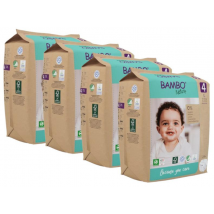 Bambo Nature Pañales T4 (7-14 Kg) 4x24 uds