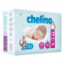 Chelino Pañal Love Talla 2 3-6 kg 28 unidades