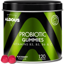 Aldous Labs Probiotics with Vitamins Blackberry Flavor 120 Gummies
