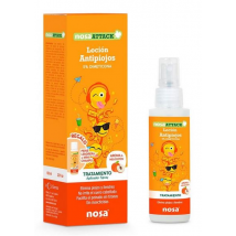 Nosa Attack Loción Antipiojos 5% Dimeticona Melocotón 100ml
