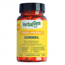 Herbalgem Gemmocaps Stress-Protect sommeil Aide à avoir bon sommeil 30Capsules