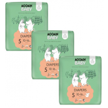 Moomin Baby Pañales Talla 5 (10-16 Kg) 3x40 uds