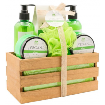 Becasan Nature Caja Madera Vegana Oliva