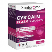 Santarome Cys'Calm D-Mannose Flash Inconforts urinaires 15 comprimés