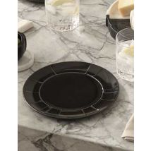 M&S X Kelly Hoppen Grande assiette texturée - Black, Black