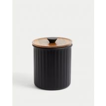 M&S Collection Carafe à motif côtelé - Noir, Noir