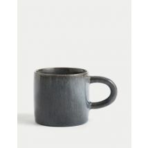 M&S Collection Mug à motif réactif et brillant - Bleu Marine, Bleu Marine