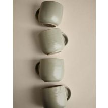 M&S Collection Lot de 4 mugs Michigan - Vert, Vert
