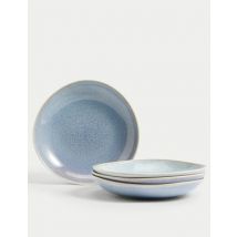 M&S Collection Lot de 4 assiettes à pâtes Argo - Bleu, Bleu
