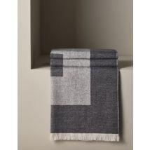 M&S X Kelly Hoppen Plaid à bordure - Gris Assorti, Gris Assorti