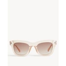 Womens M&S Collection Lunettes de soleil carrées élégantes - Sable, Sable