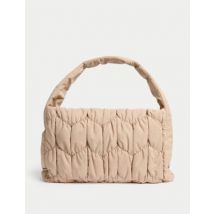 Womens M&S Collection Sac à bandoulière ouatiné - Naturel, Naturel