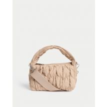 Womens M&S Collection Petite besace matelassée - Naturel, Naturel