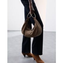 Womens Autograph Sac à main en daim - Chocolat, Chocolat