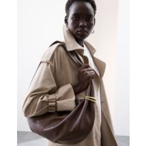 Womens Autograph Sac bandoulière en cuir - Chocolat, Chocolat