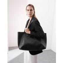 Womens Autograph Sac fourre-tout en cuir - Noir, Noir