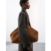 Womens Autograph Sac fourre-tout en lin - Chocolat, Chocolat