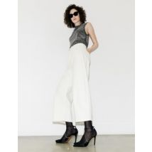 Womens M&S X SIENNA MILLER Jean coupe barrel - Ivory, Ivory