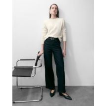 Womens Autograph Pull 100 % cachemire à col rond - Ivory, Ivory