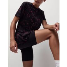 Womens Goodmove T-shirt à encolure ronde et dos en mesh - Raspberry Mix, Raspberry Mix