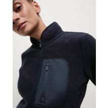 Womens Goodmove Polaire thermique à col cheminée et fermeture à glissière - Midnight Navy, Midnight Navy