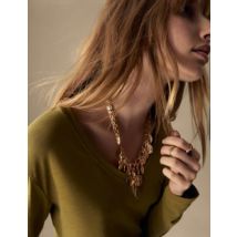 Womens Per Una Top en modal à décolleté rond - Moss Green, Moss Green