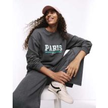 Womens B by Boutique Sweat-shirt confortable 100 % coton - Carbon, Carbon